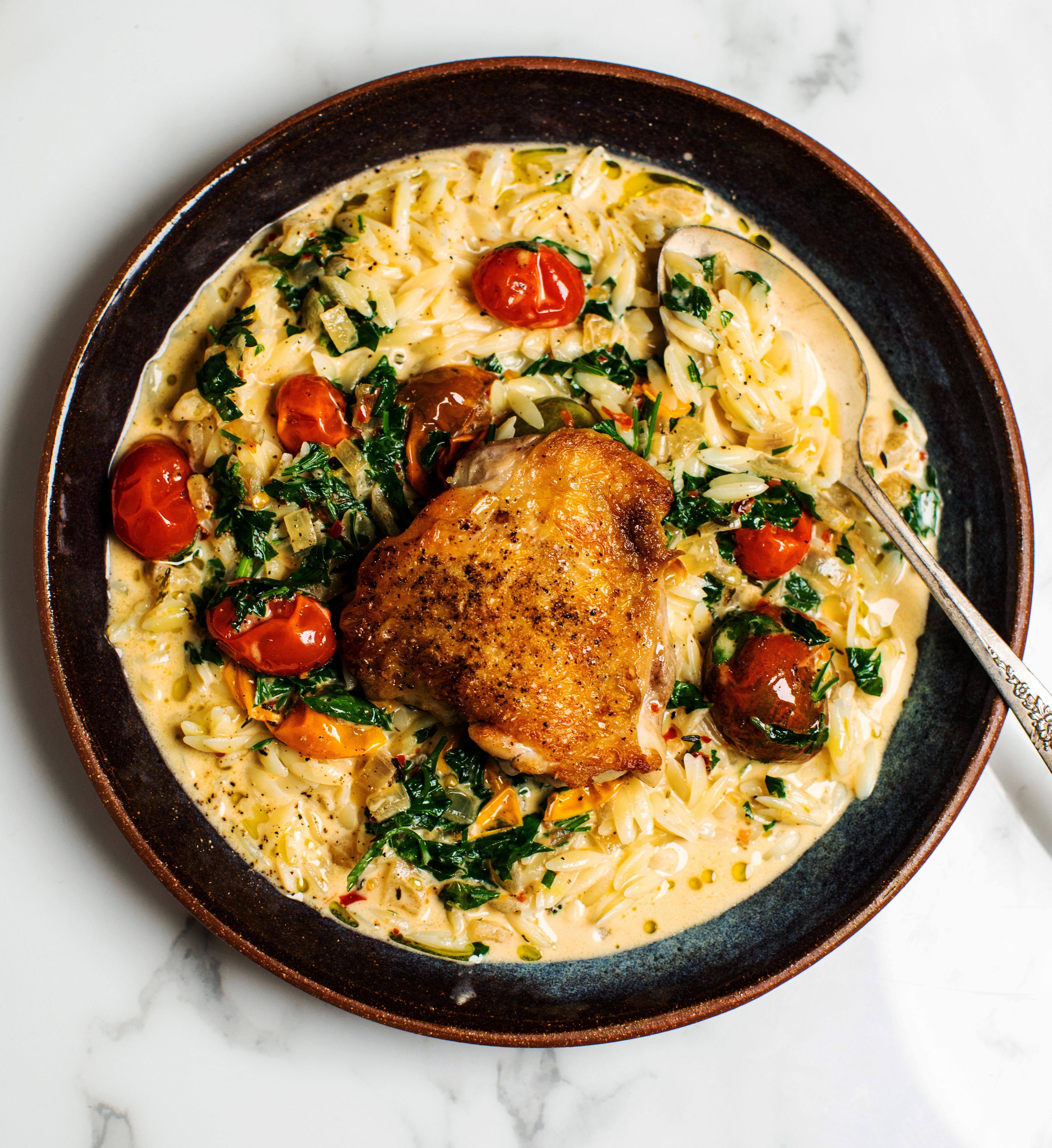 Deliciously Creamy Chicken and Orzo Recipe You Need to Try!