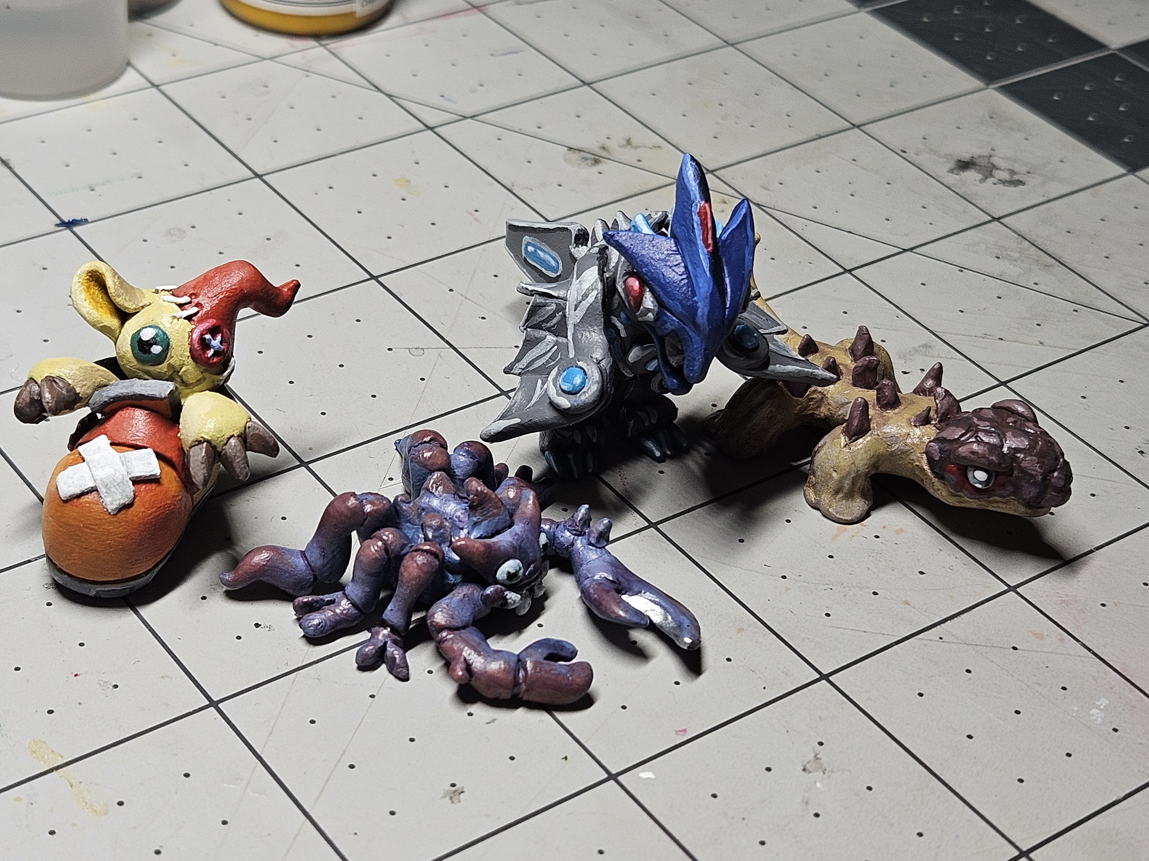 Incredible Handcrafted Digimon Miniatures
