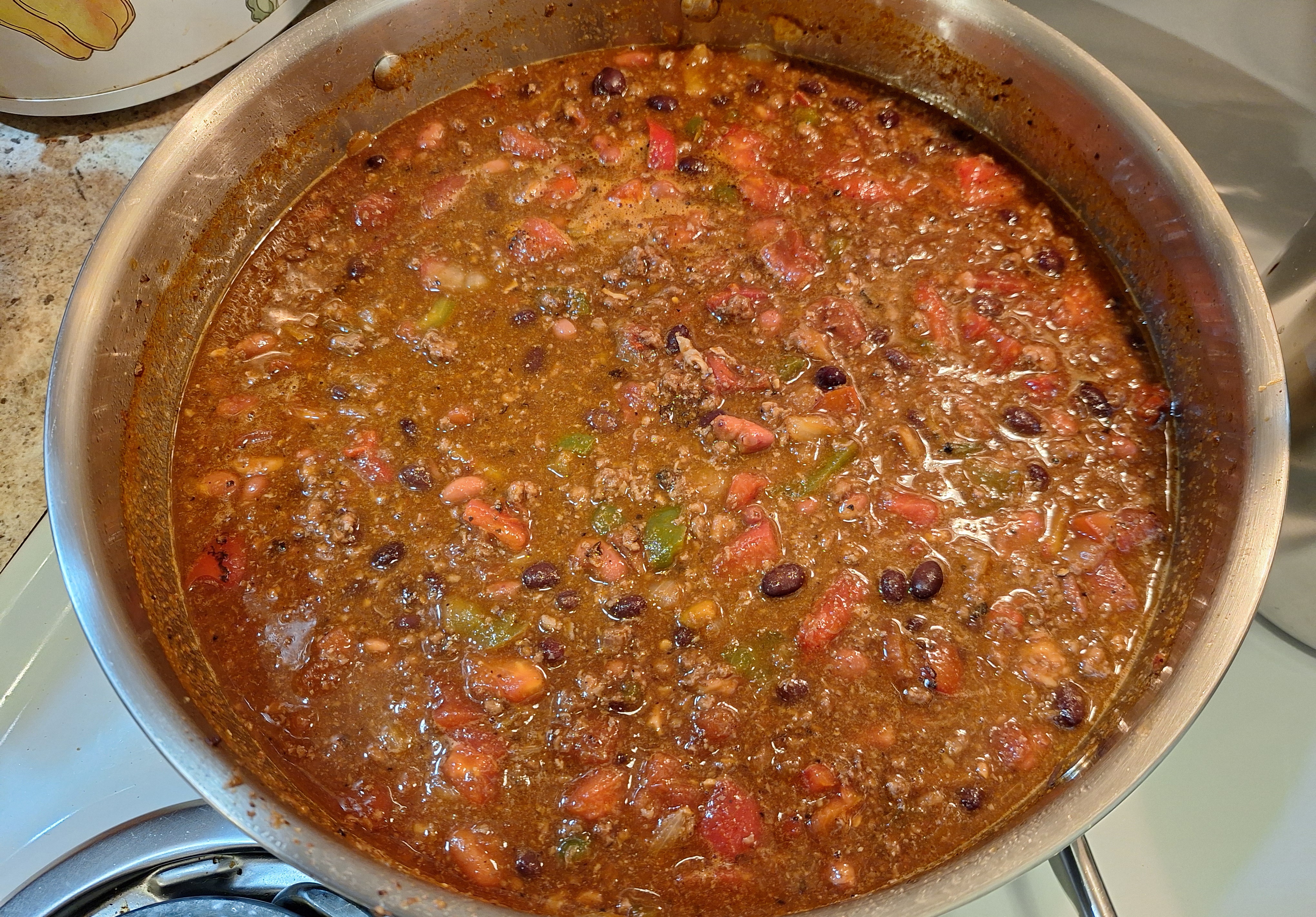 This is destined to become Chili—well, more like a chili soup!