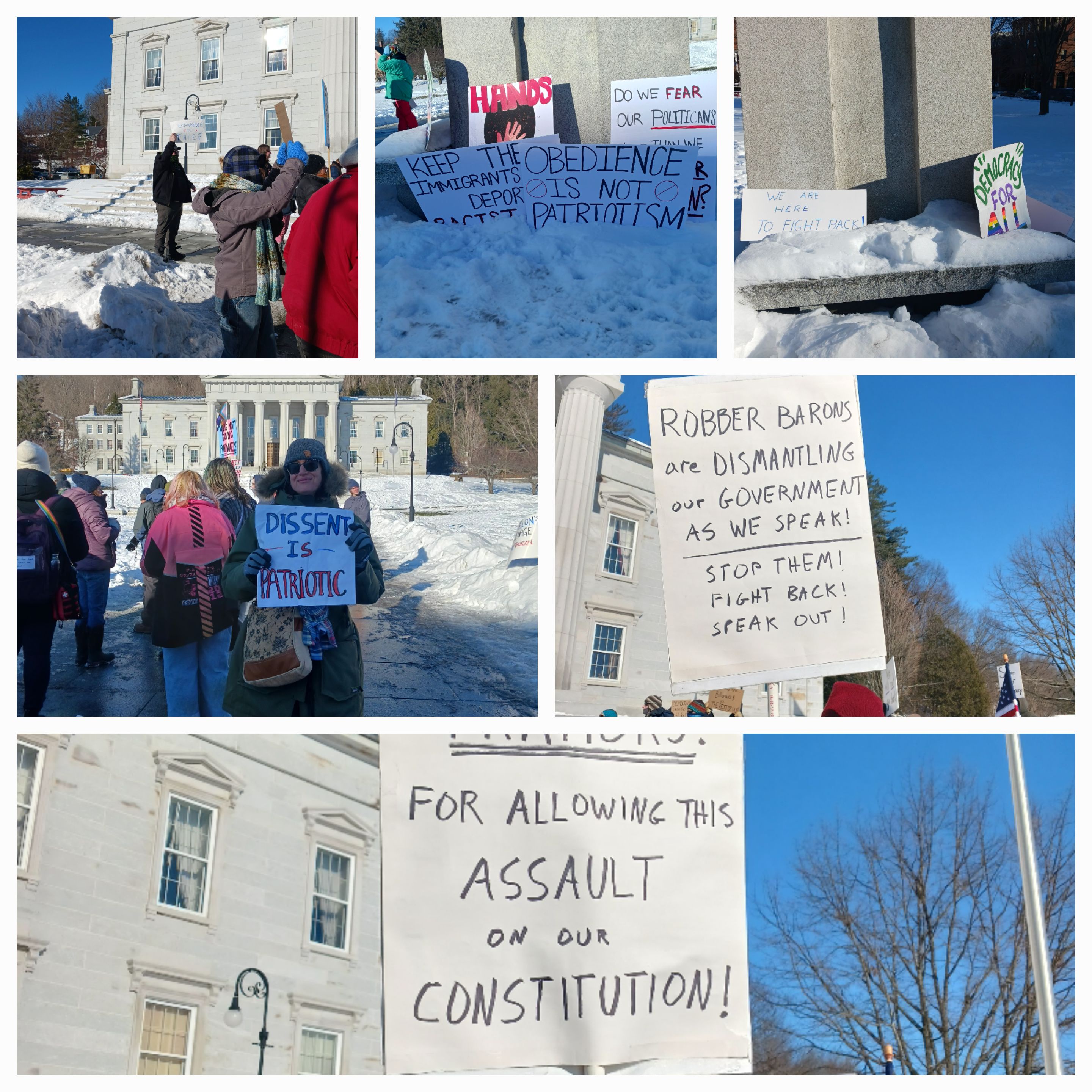 Montpelier Rally: Standing Up Against Trump and Tech Bros 2