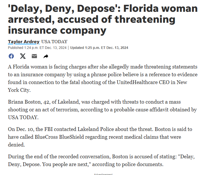 Freedom of speech? More like freedom for insurance companies to have more rights than we do!
