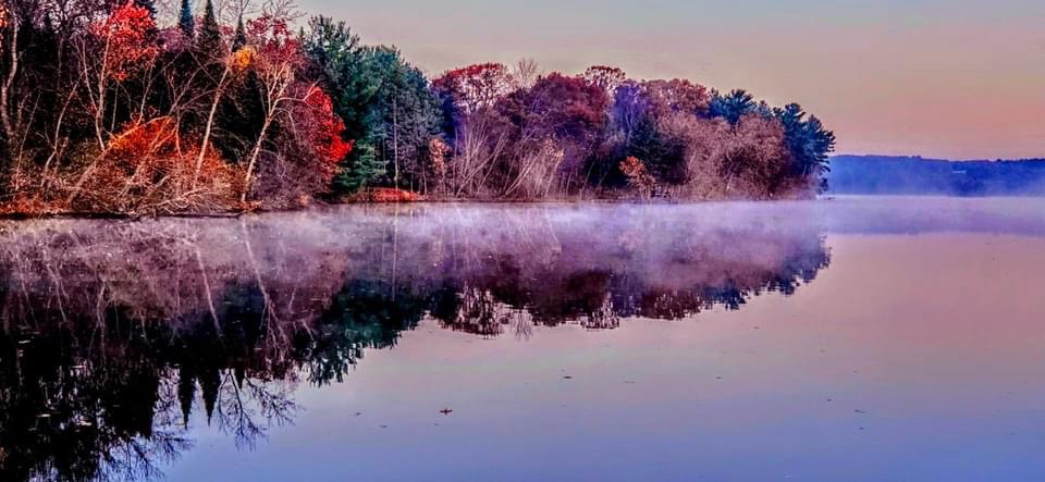 A mysterious fog envelops the scene
