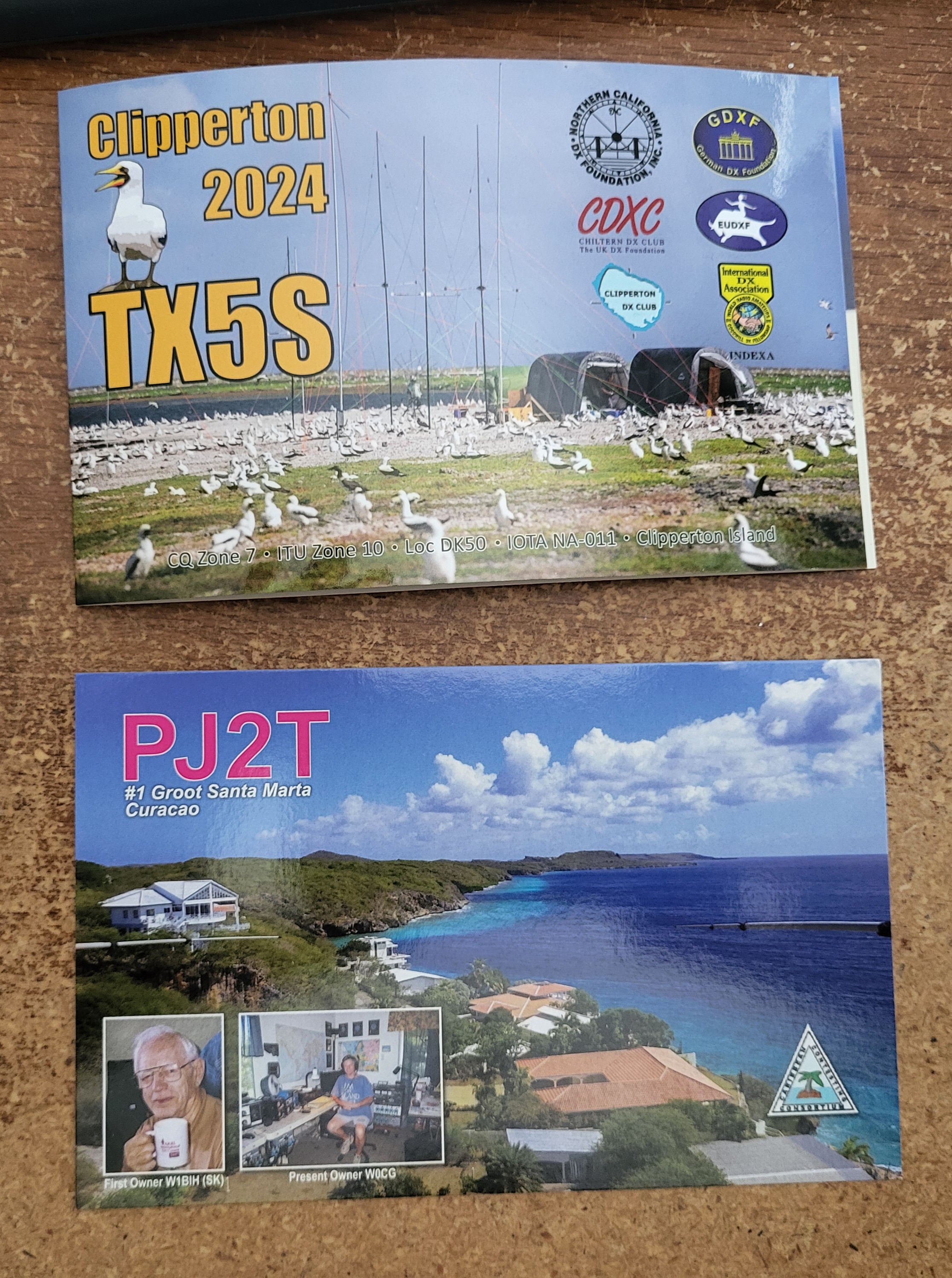 Exploring QSL Cards from Clipperton Island and Curacao