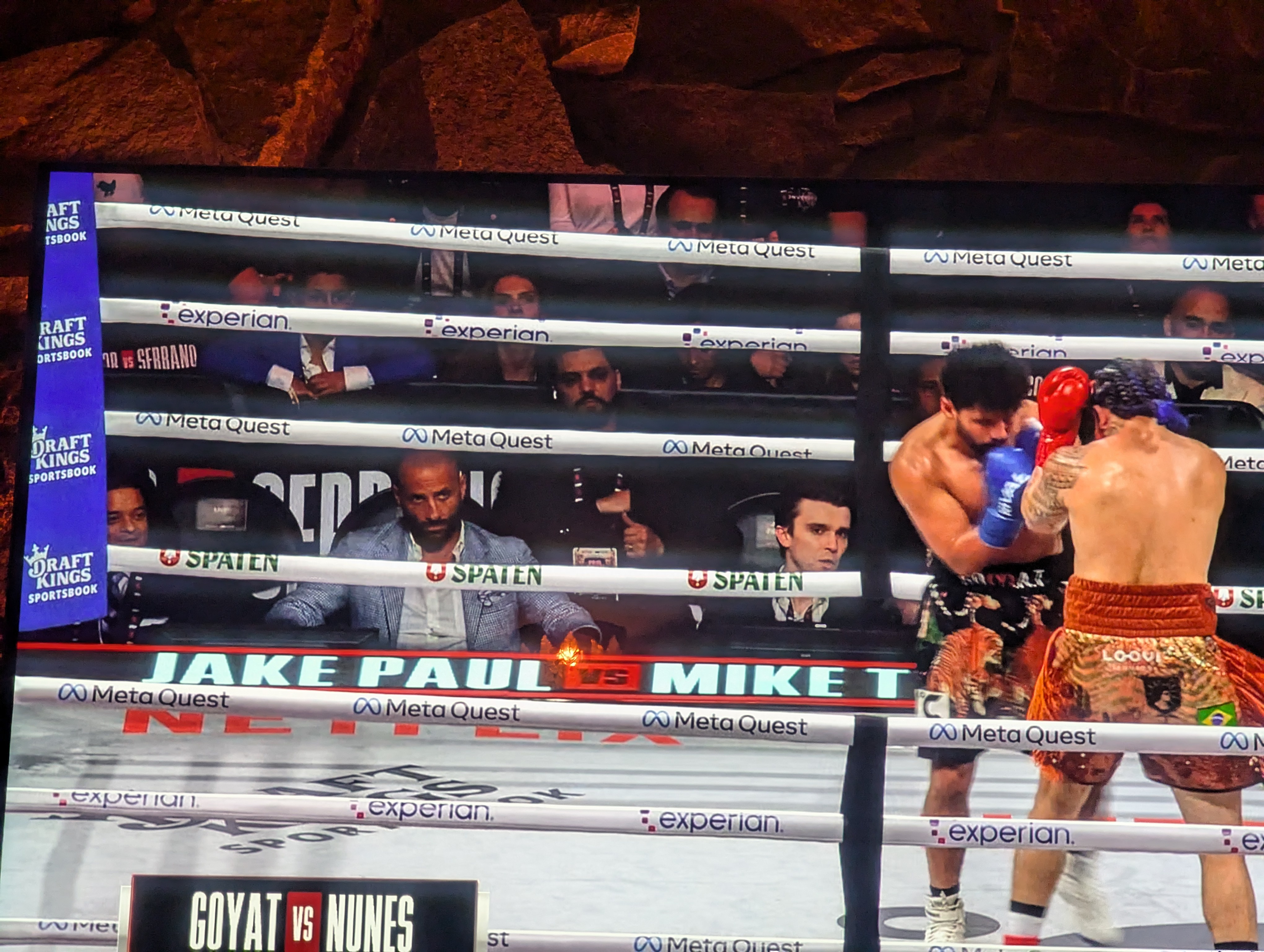 Trying to Focus on the Fight, but That Bond Villain in the Crowd Keeps Distracting Me!