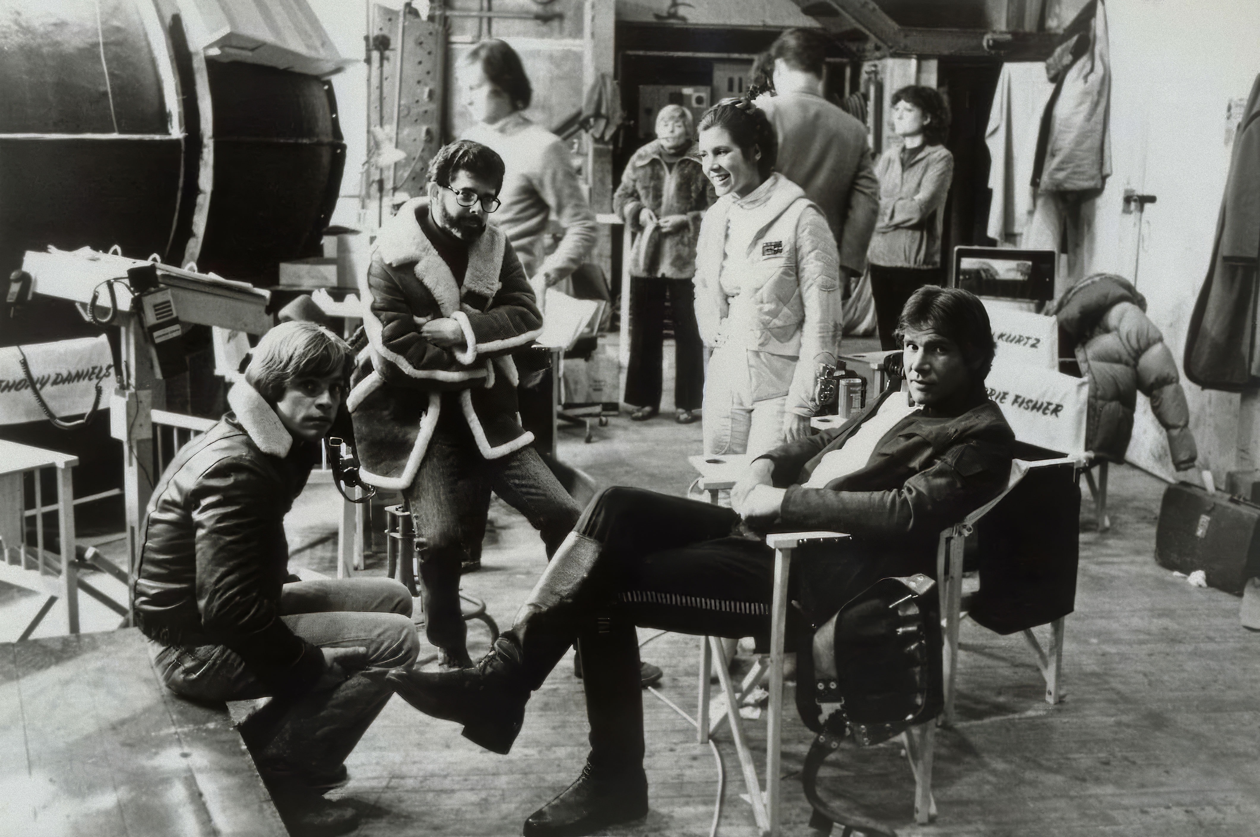Behind the Scenes with Mark Hamill, George Lucas, Carrie Fisher, and Harrison Ford on Star Wars: Episode V - The Empire Strikes Back (1979)