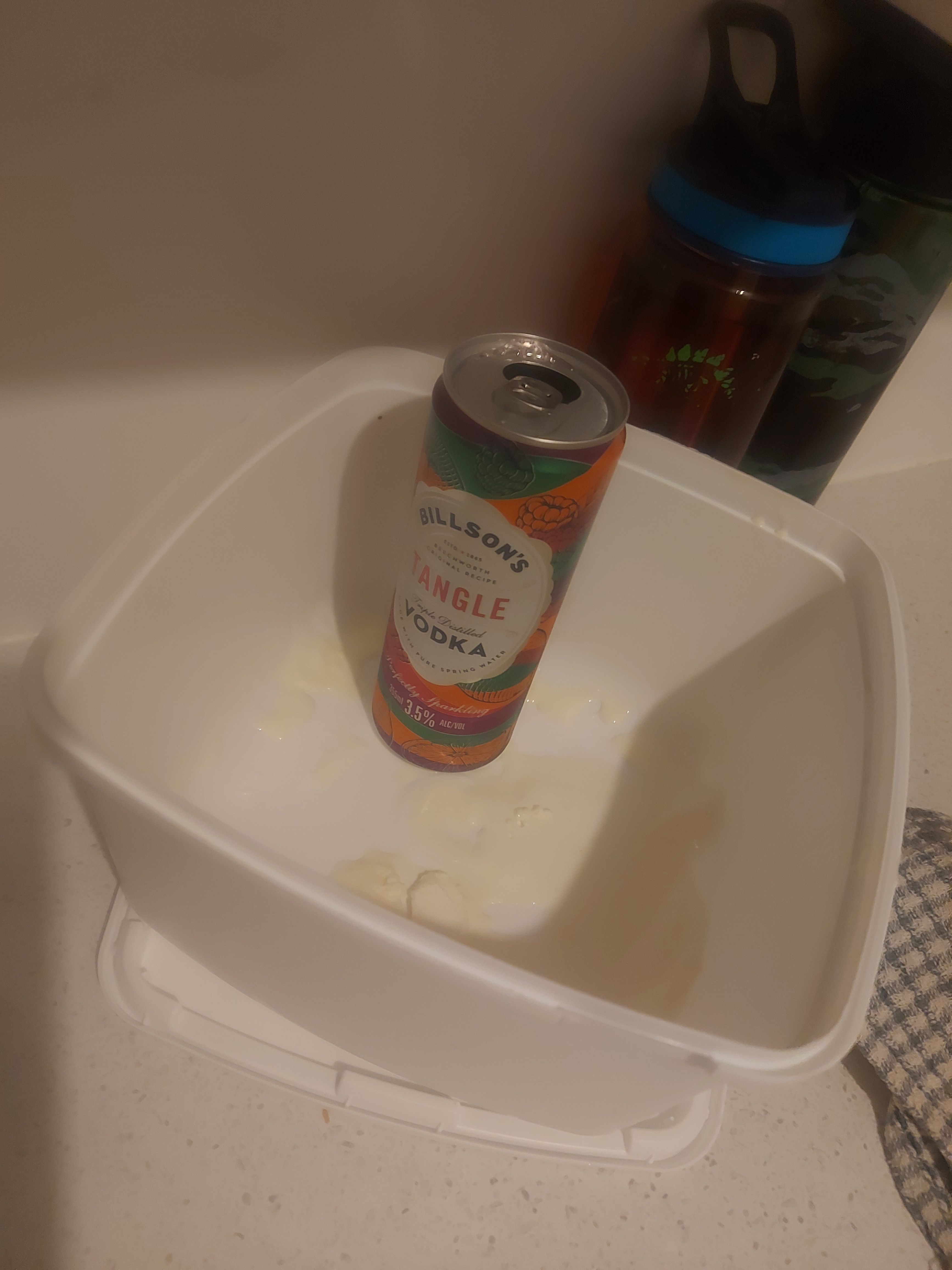 After Trump's victory, I indulged in a massive 4-liter tub of ice cream and a hefty amount of vodka, knowing I have to work in just 3 hours. What a night!
