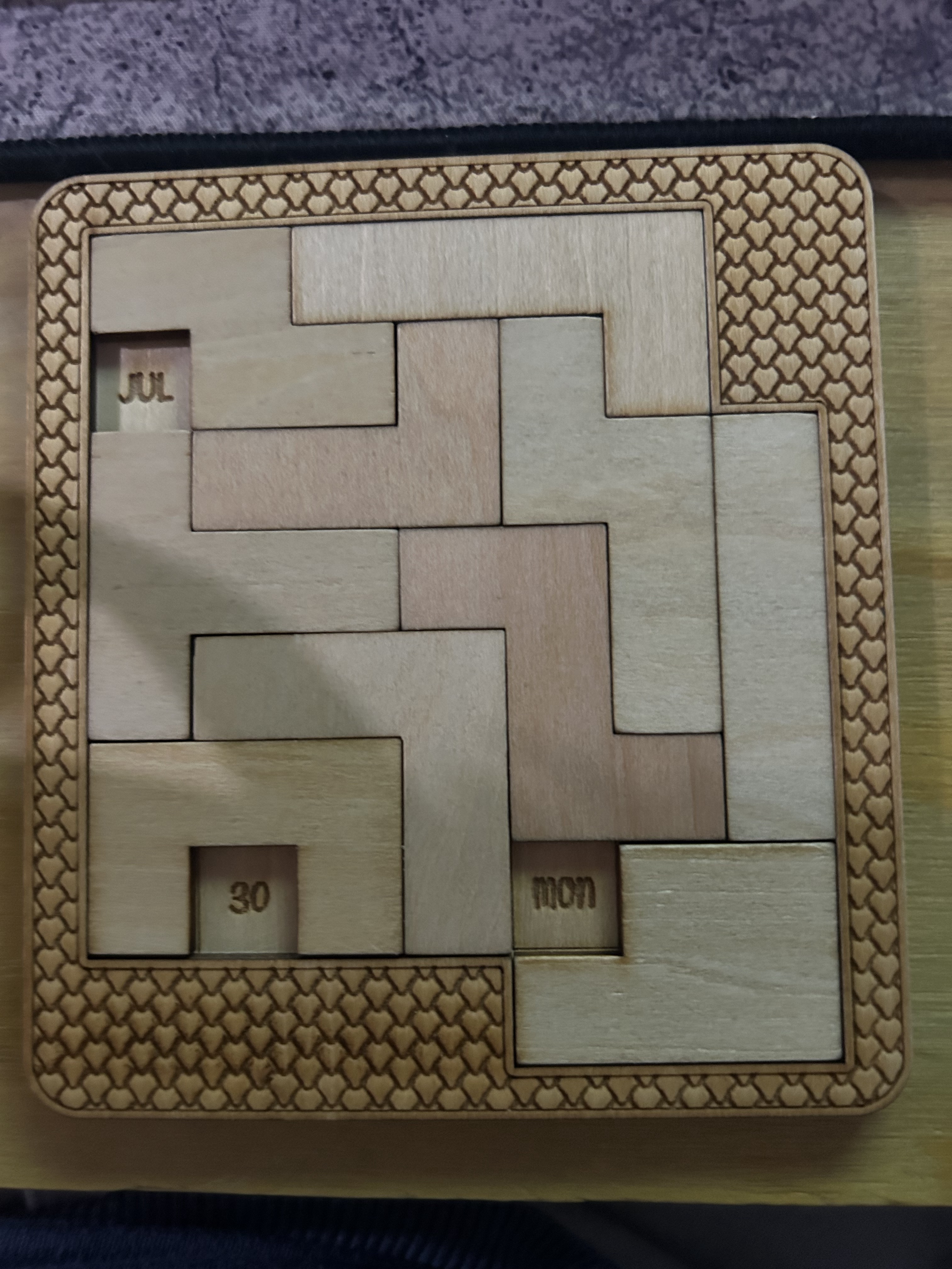 Laser-Cut Puzzle Solutions Available from July 30th to August 4th