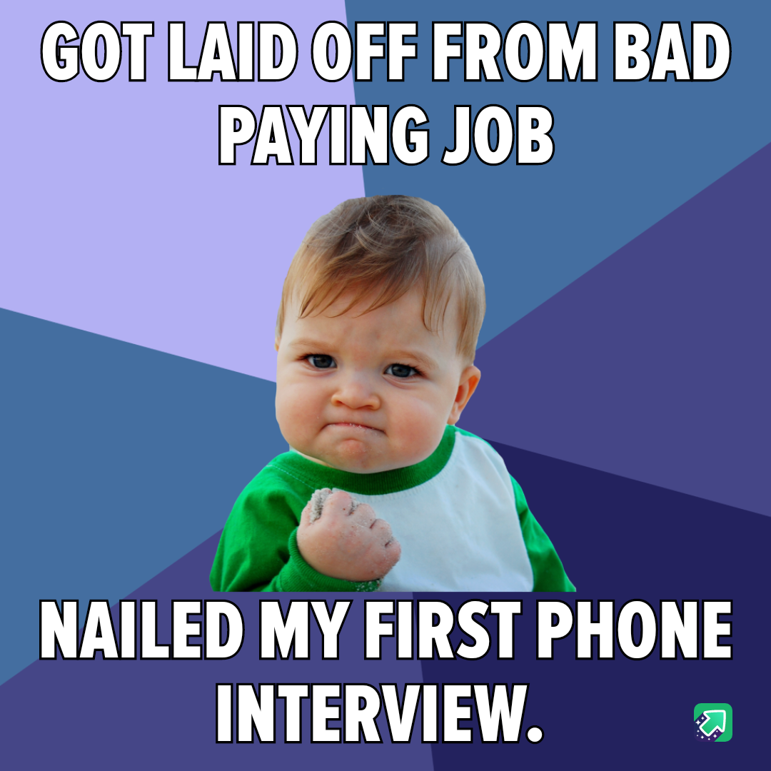 Fingers crossed for good luck!