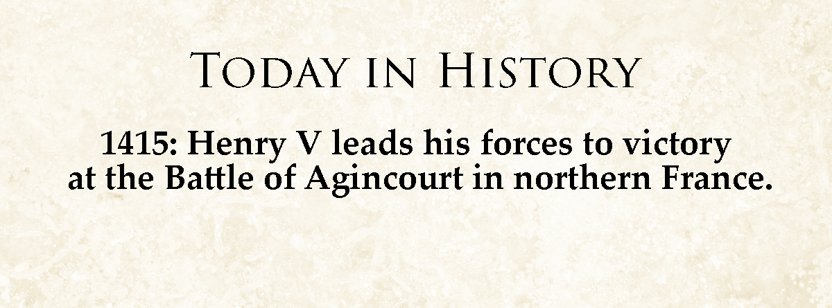 Significant Events That Happened on October 25