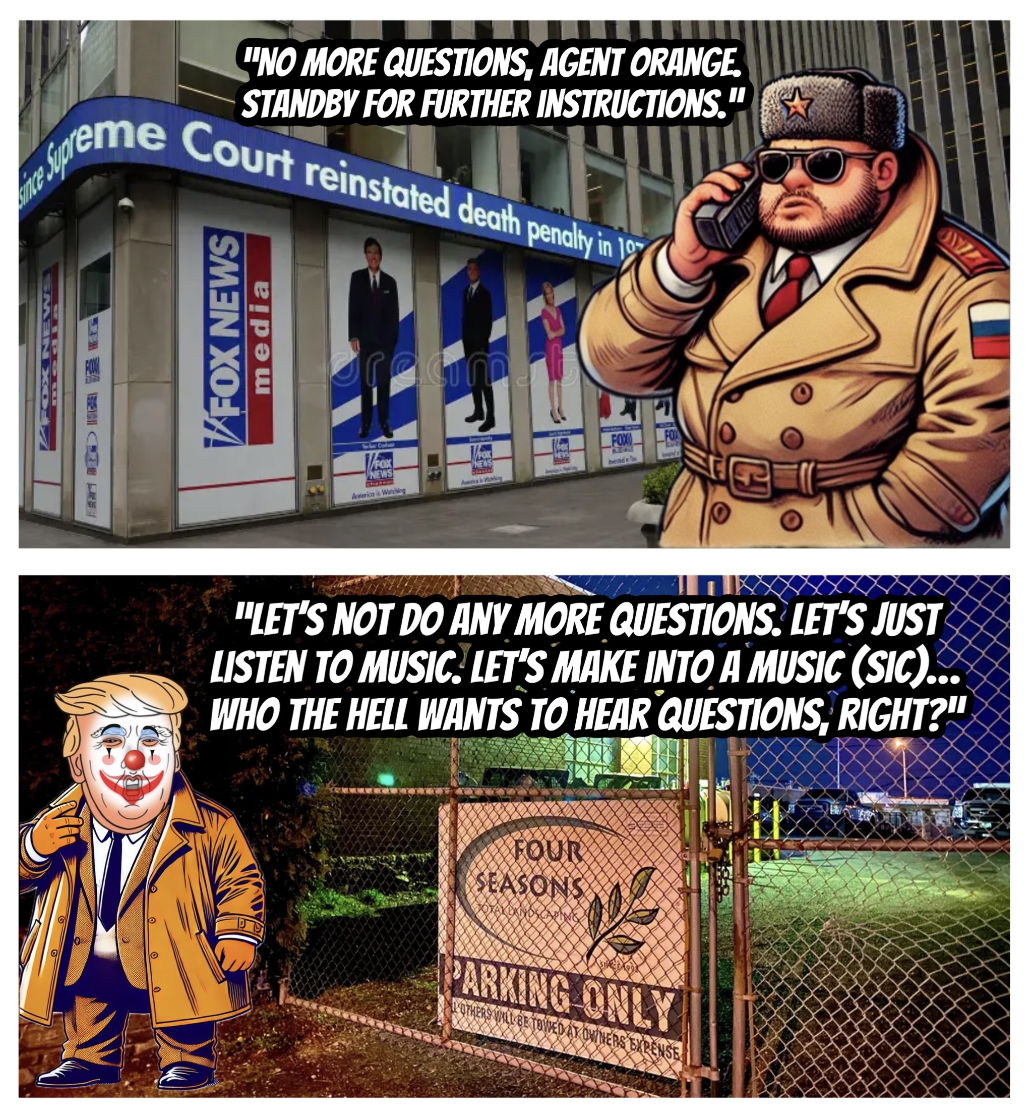 The Hilarious Misadventures of Agent Orange the Klown