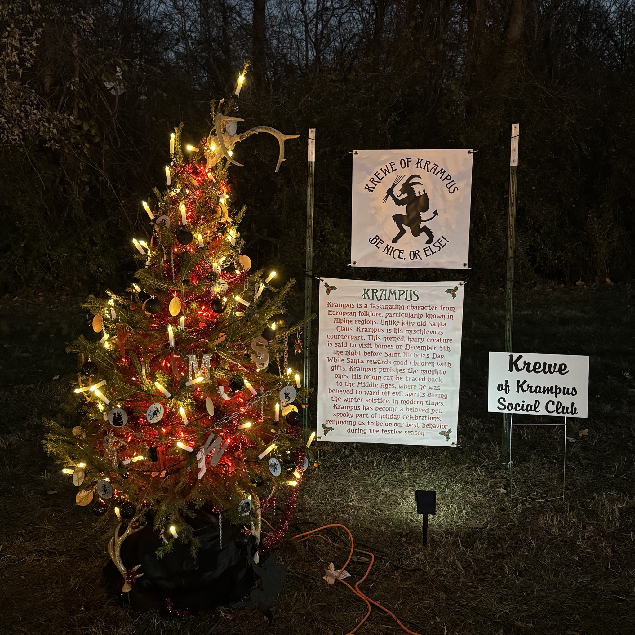 Behold the Krampus Tree: A Festive Twist!