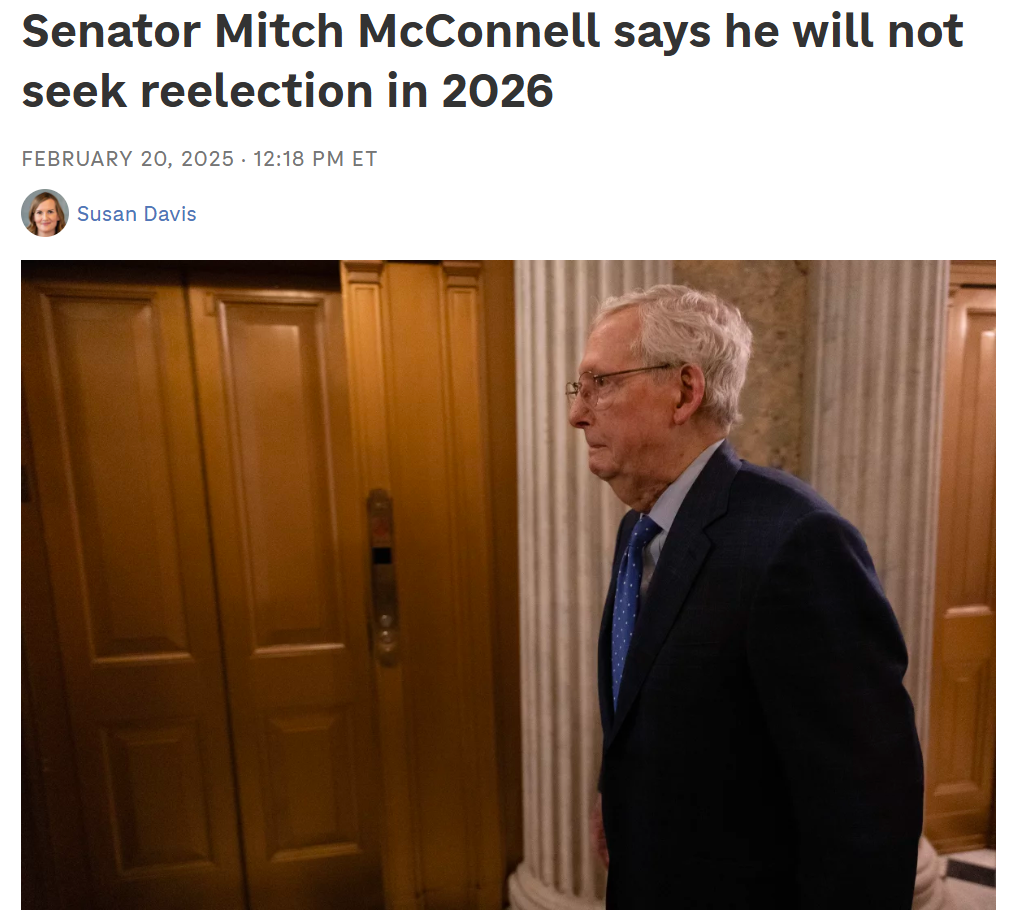 In a Stunning Display of Weakness, Mitch Fails to Stand Up Against Trump's Oligarchic Agenda