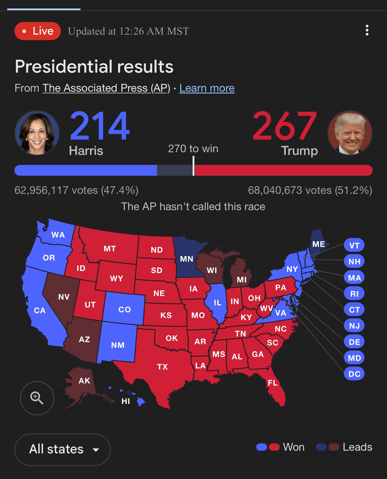 The United States has crumbled.