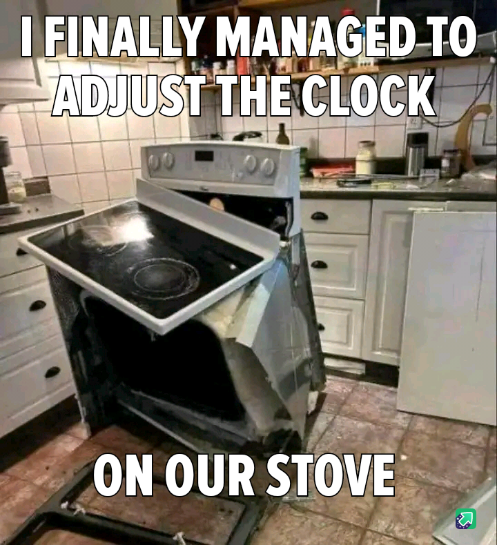 Success! I Finally Set the Clock on Our Stove