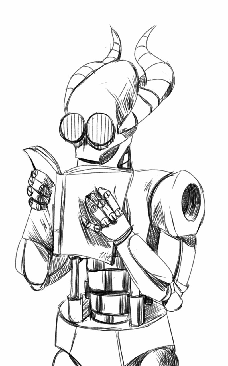 Daily Sketch Featuring Robo Damon