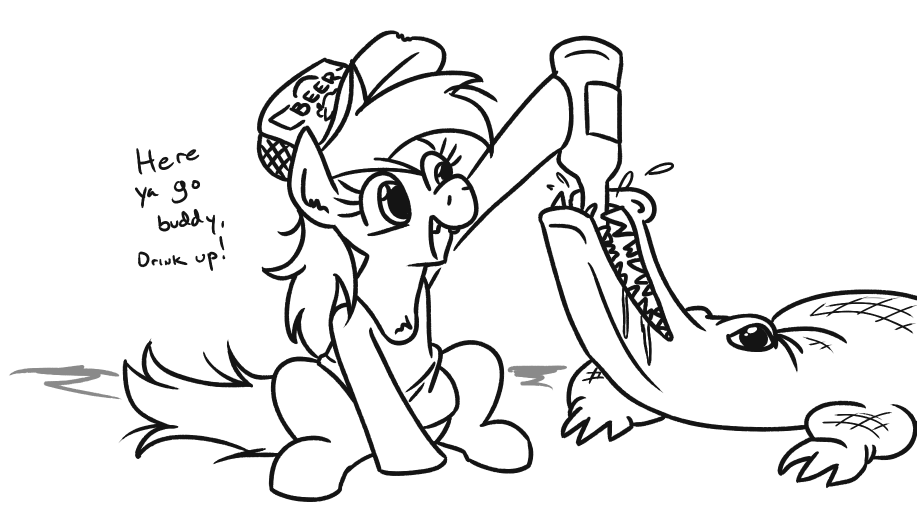 Watch as a Florida Mare Tries to Get Local Wildlife Tipsy