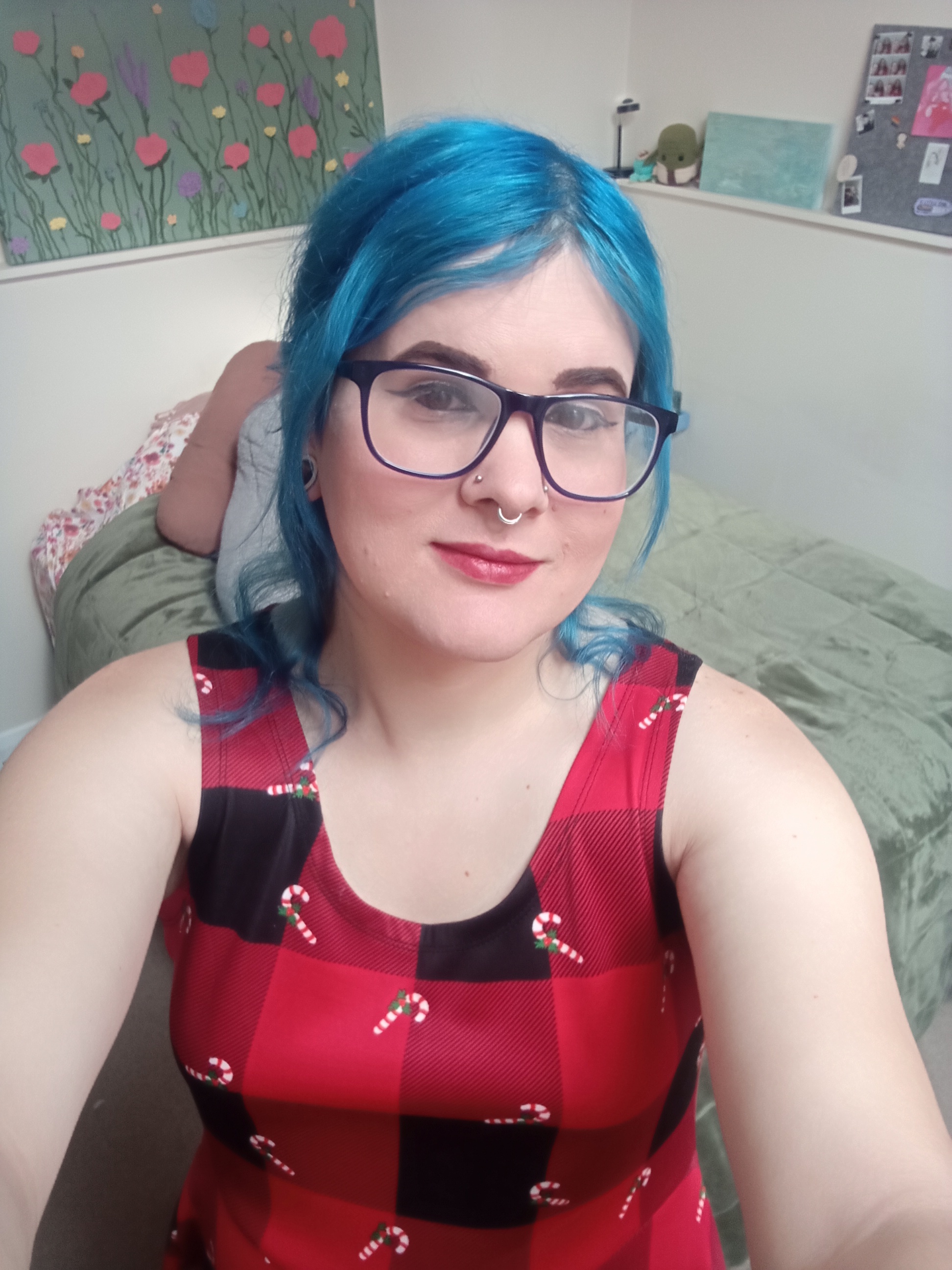 Excited to share my Christmas selfie for 2024!