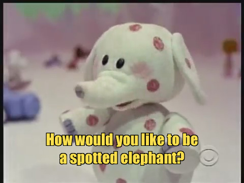 Now I understand why she's considered a misfit toy!