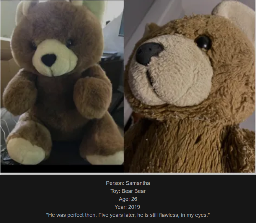 Day 766: Join Me on My Website to Celebrate Our Childhood Toys - Meet Bear Bear!