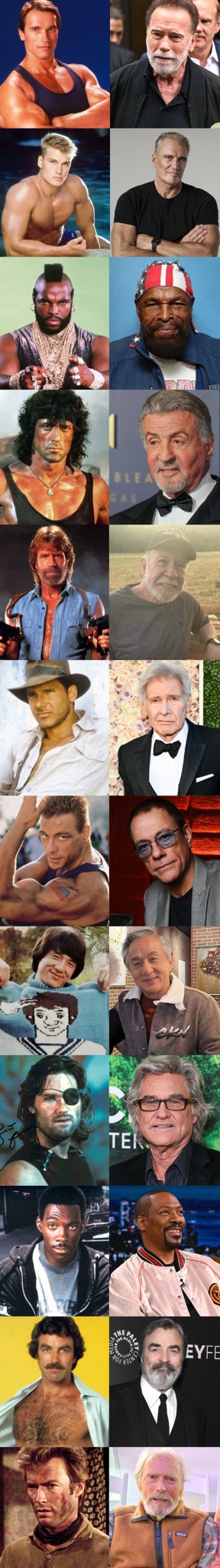 A Journey Through Time: 80s Heroes Then and Now