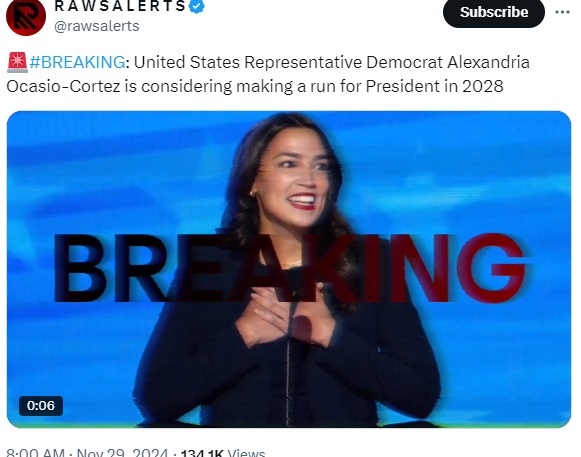 AOC's Bold Move: Considering a Presidential Run in 2028