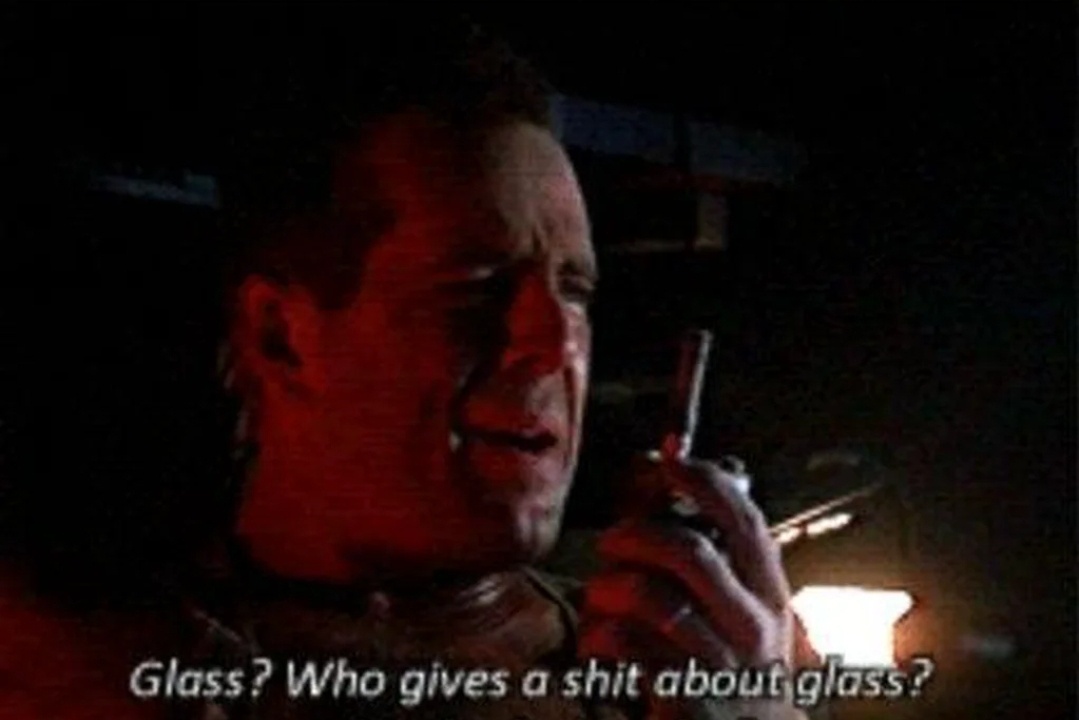 When Your Partner Picks a Non-Die Hard Bruce Willis Movie on Christmas Eve