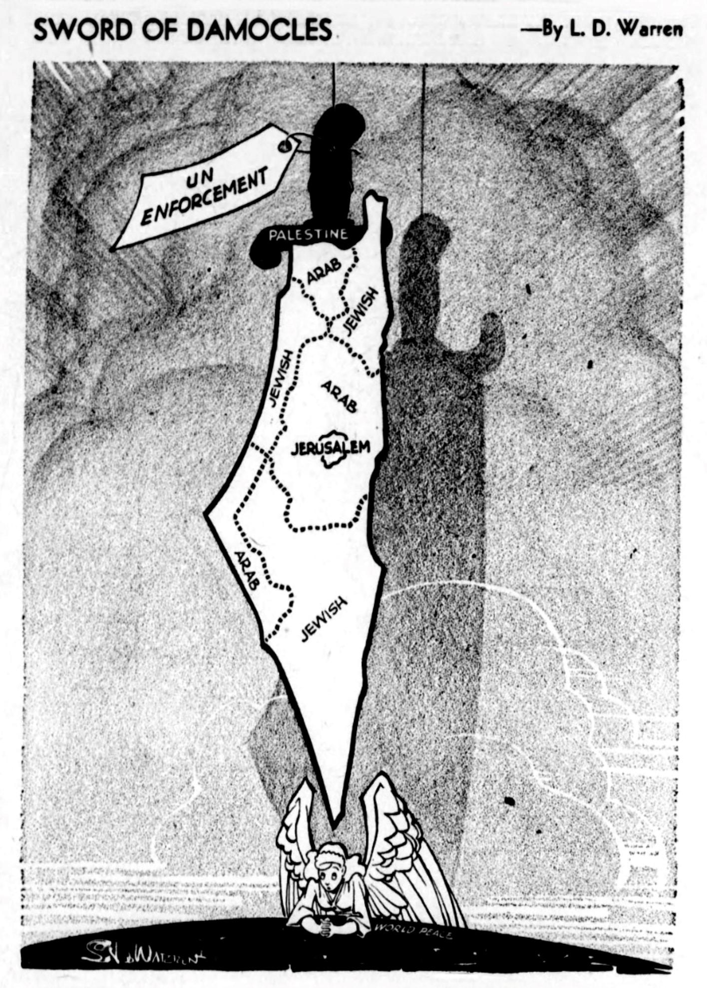 Featured in the Cincinnati Enquirer Following the Historic UN Resolution 181 (II) in 1947