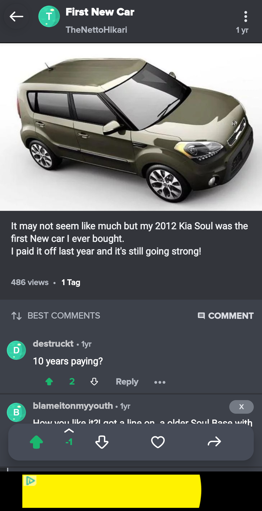 Revisiting My Ride from a Year Ago: Still Getting Downvotes