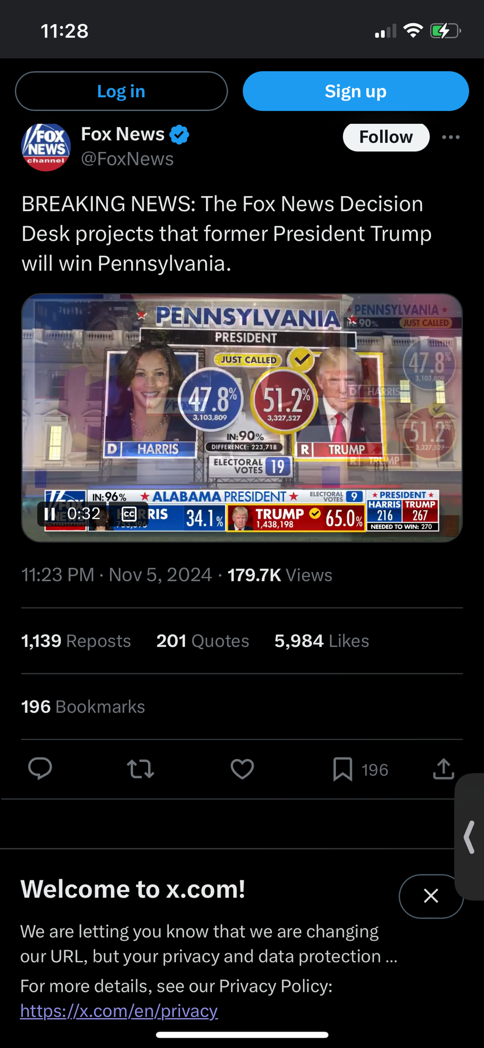 Trump has officially won Pennsylvania... and that’s a wrap.