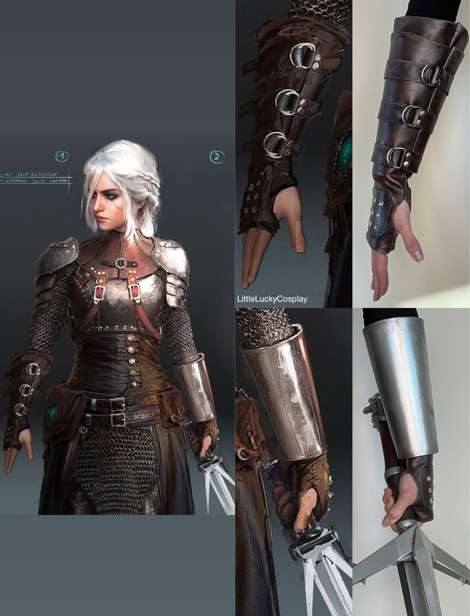 Progress Update on Armored Ciri Cosplay: Check Out the Bracers!