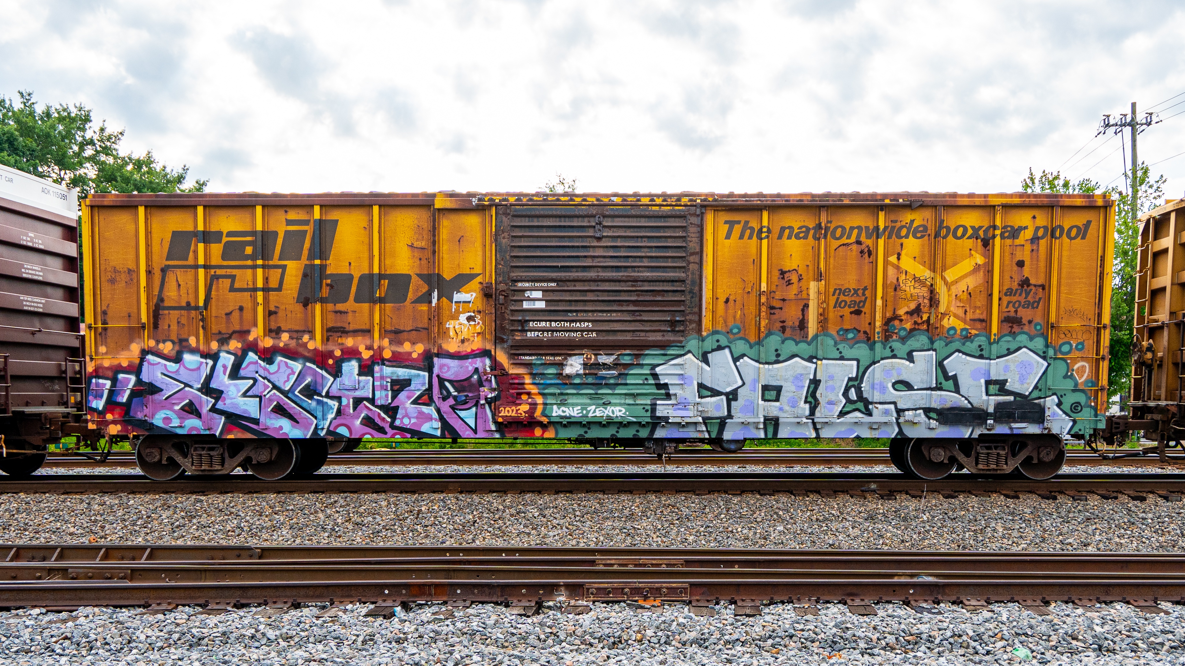 Day 102 of capturing a train car photo every single day.