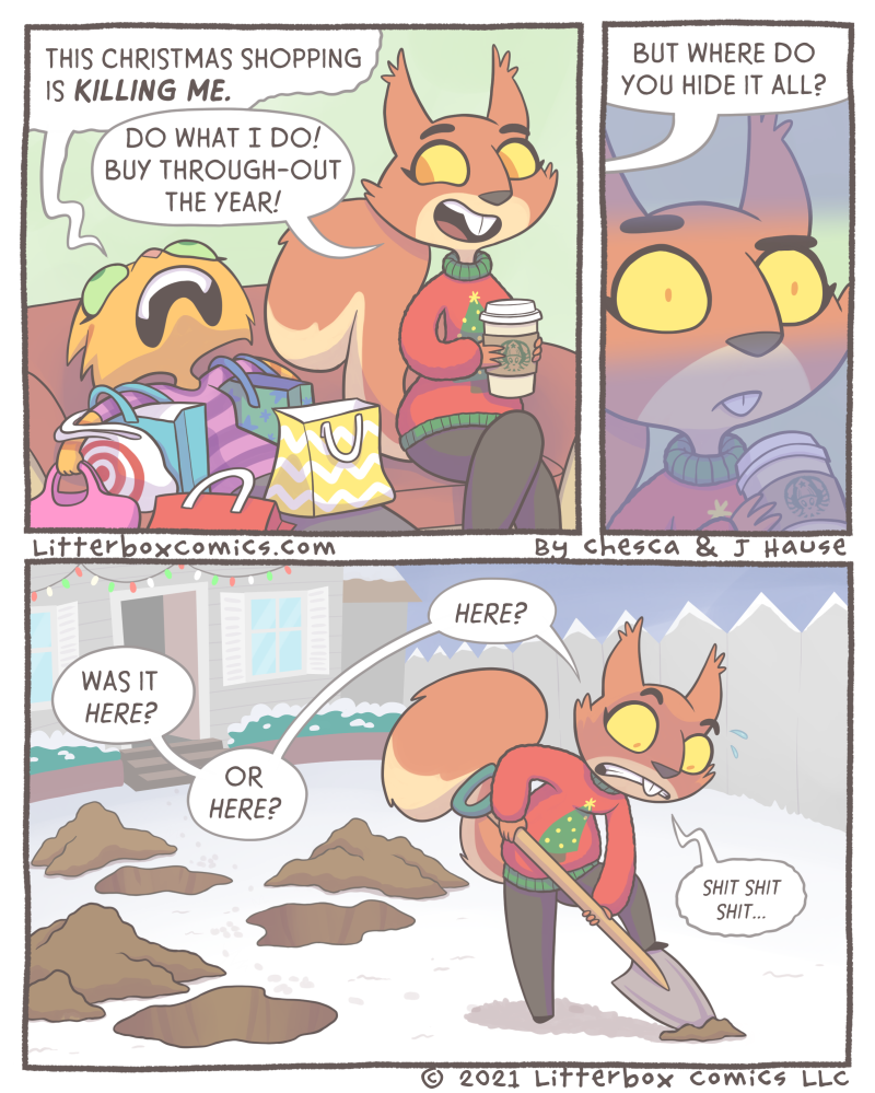 Squirreled Away Treasures [OC]