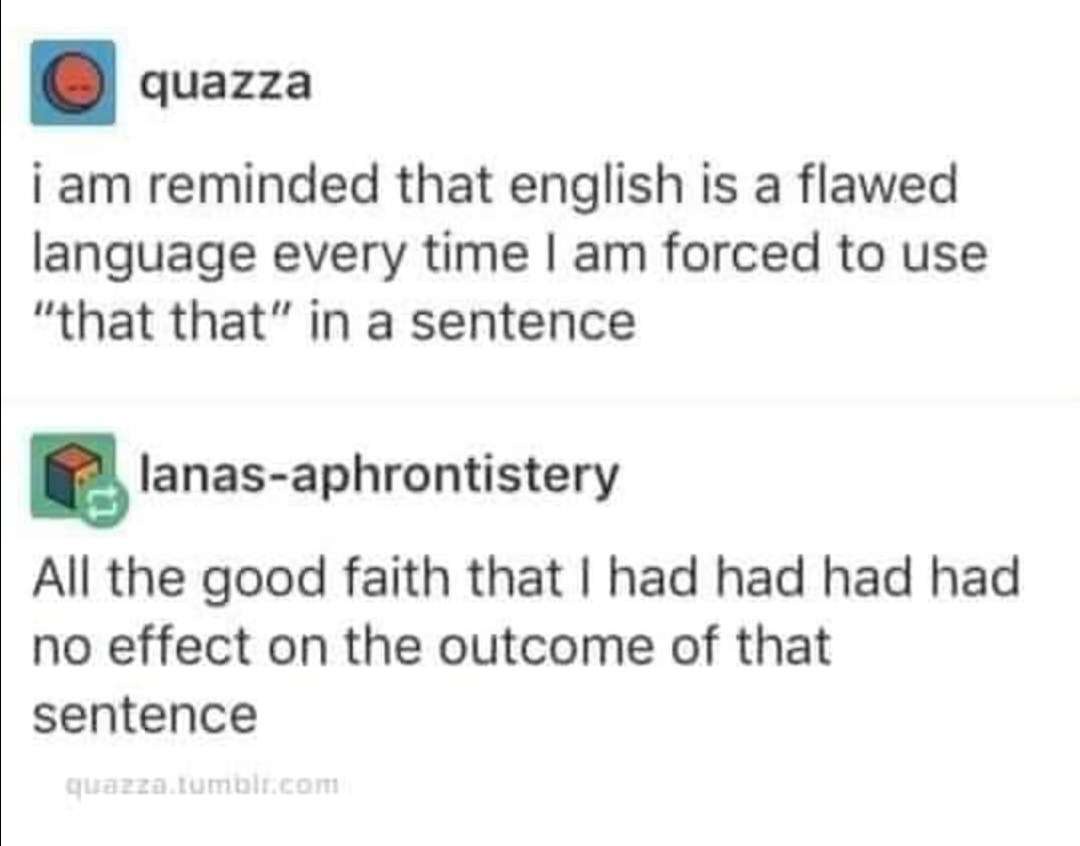 Did I really just fail English?