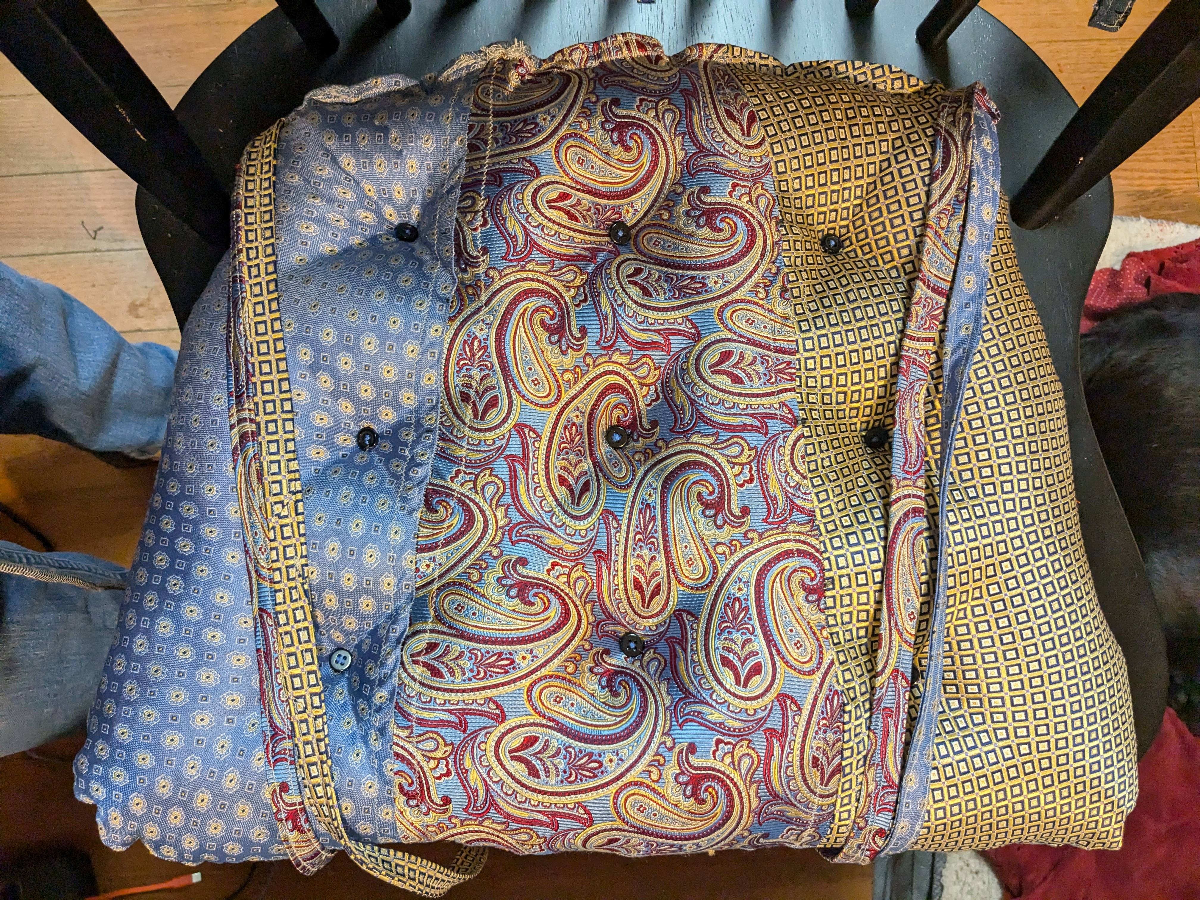 Exploring More Fun with Thrift Store Silk Ties!