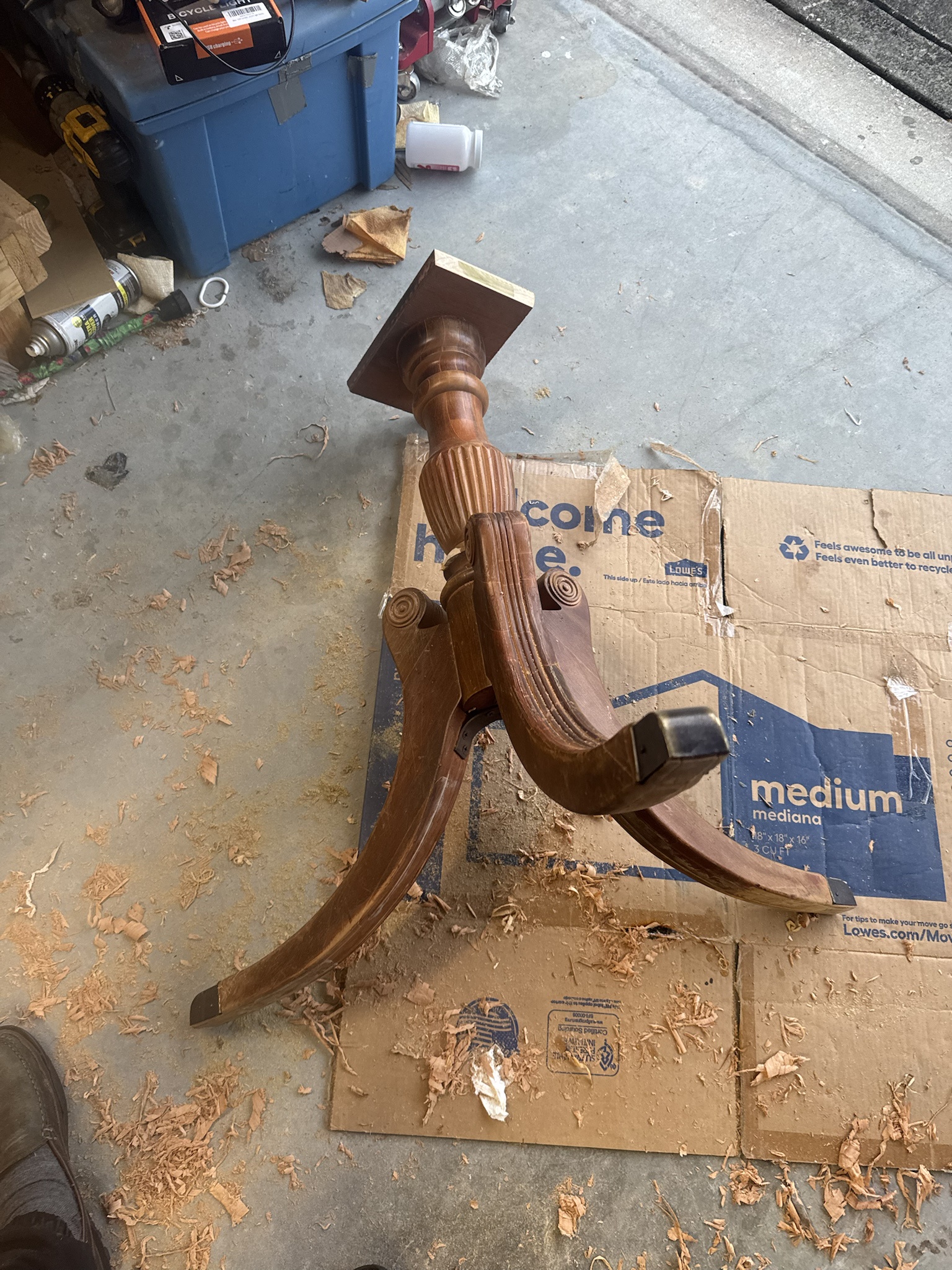 Transforming Kitchen Table Trestles into Stylish Speaker Stands