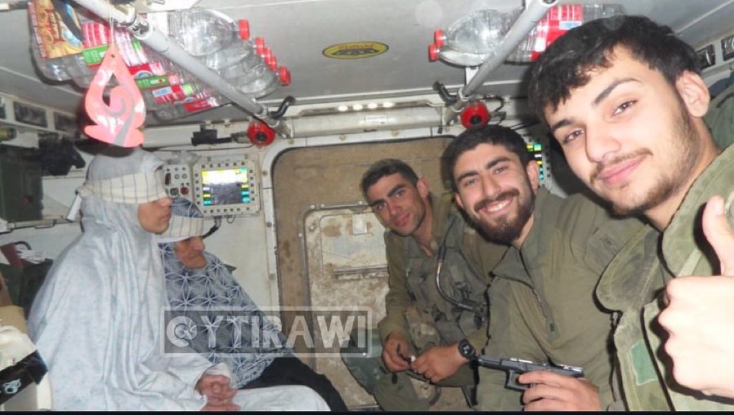 IDF Captures a Moment with Two Palestinian Women