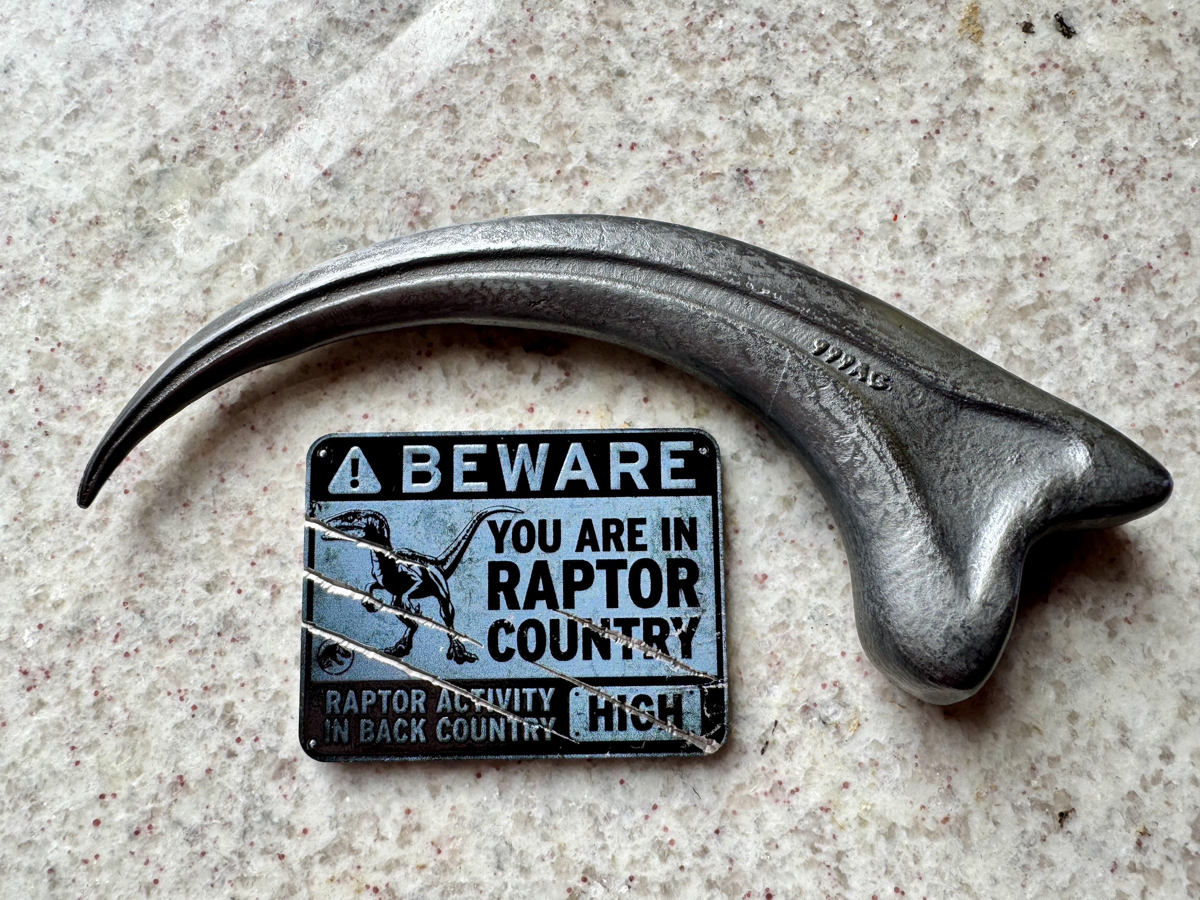 Meet the 8 Ounce Silver Raptor Talon: A Unique Collectible