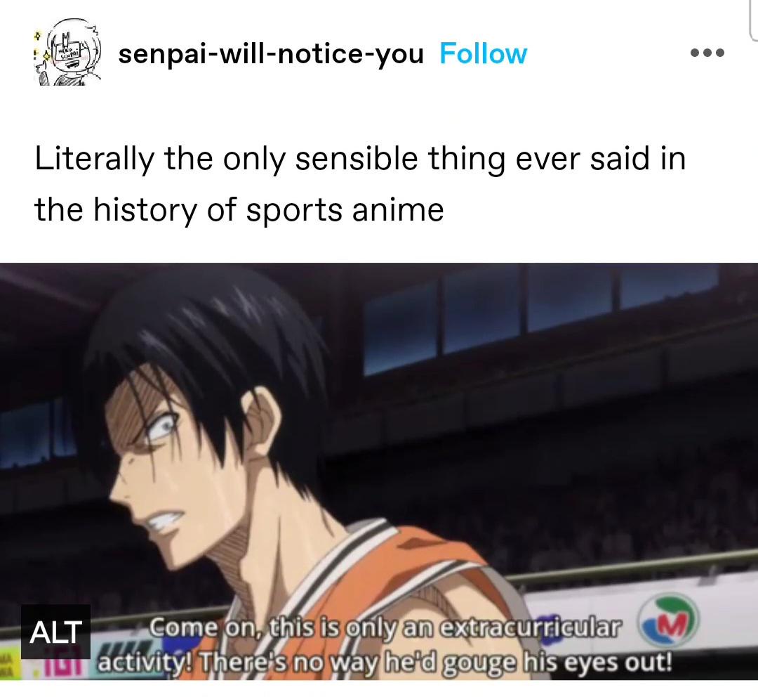 In Anime, Sports Are No Laughing Matter!