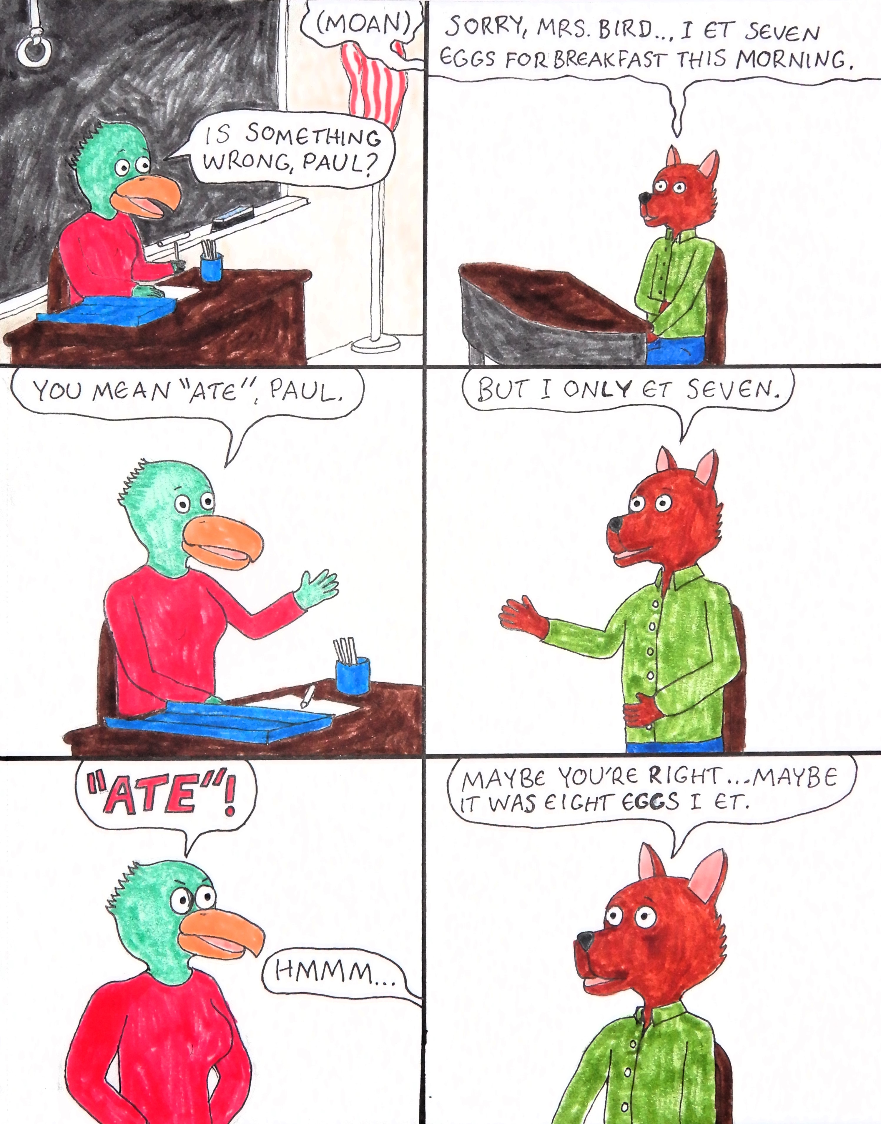 Is that something he actually 'ate'?
