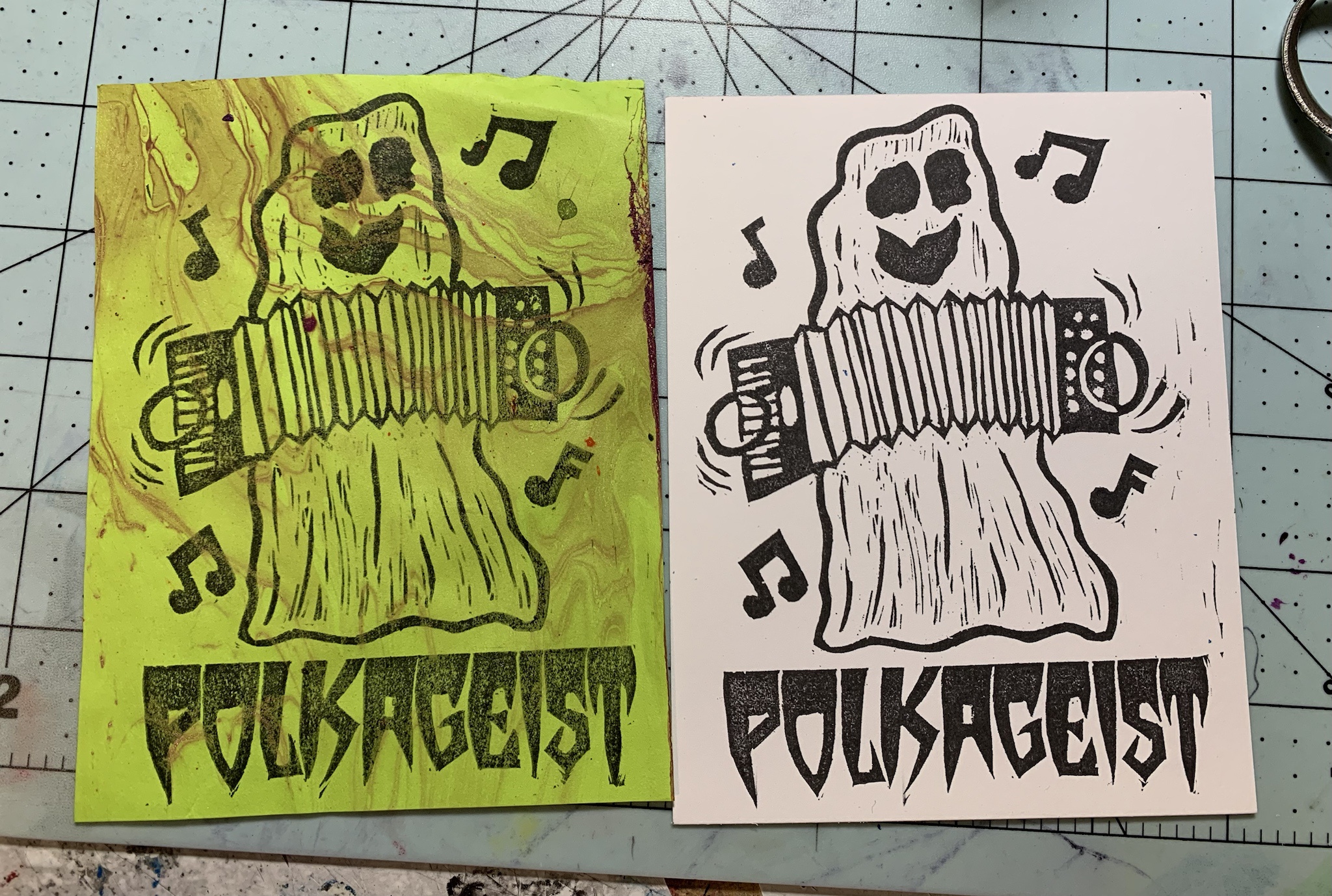 A Spooktacular Halloween Postcard