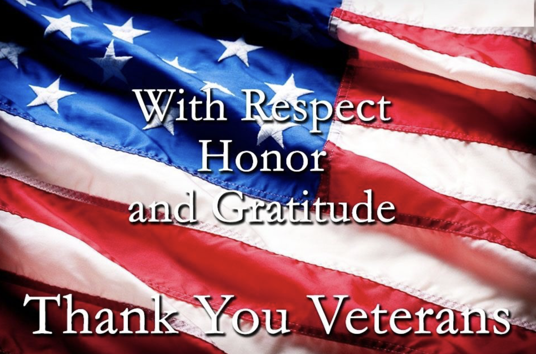 A heartfelt thank you to everyone!