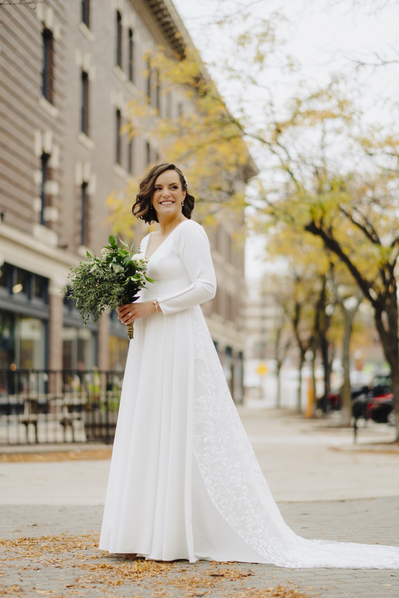 POV: You took on the challenge of making your own wedding dress