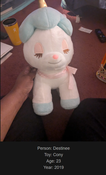 Day 872: Join Me on My Website Celebrating Childhood Toys - Meet Cony, Our Newest Addition!