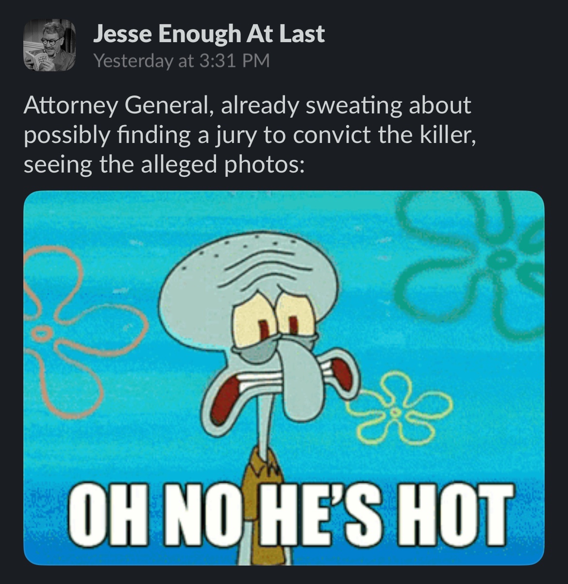 If They’re a Murderer, Why Do They Look Like a Boyfriend? /s