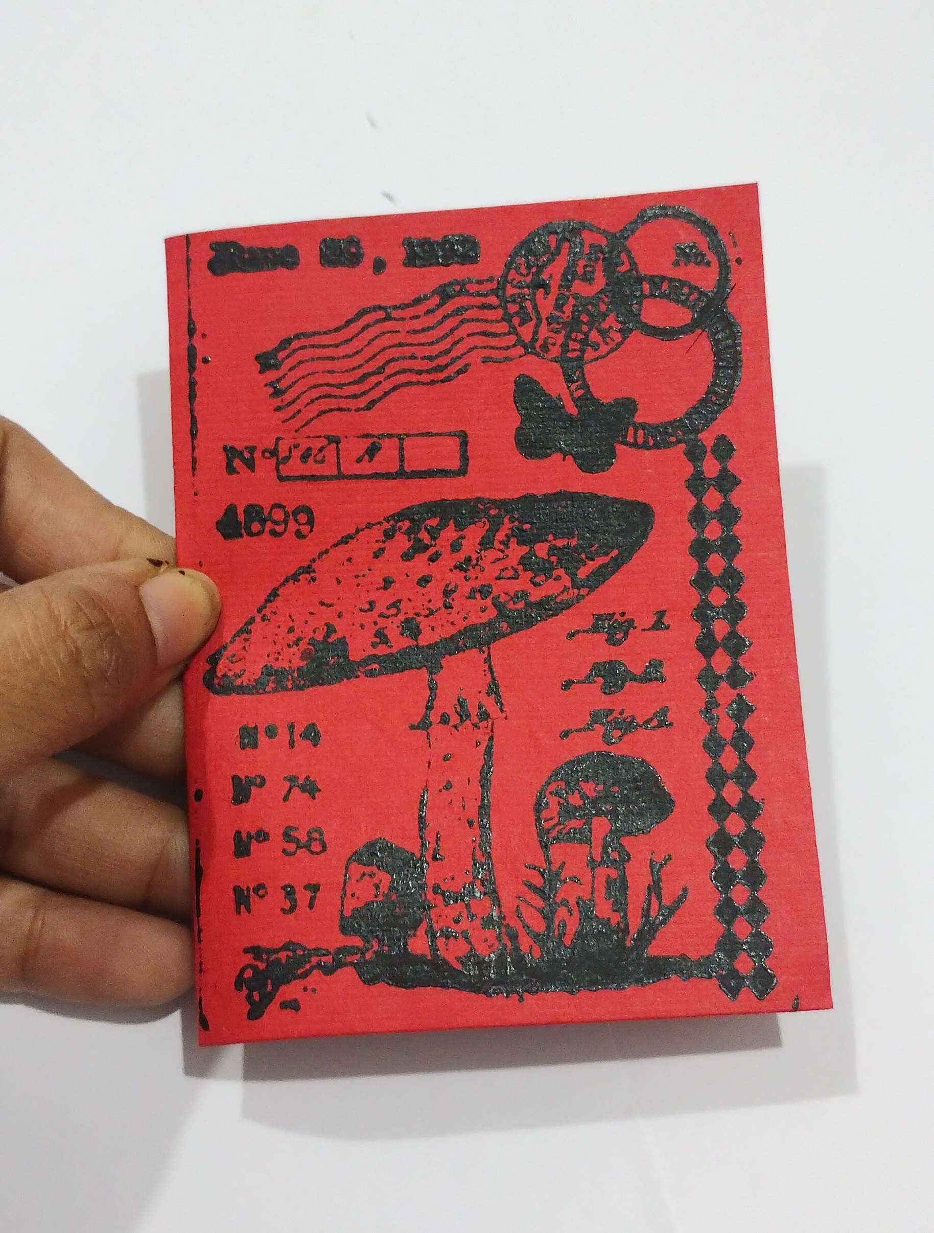 Adorable Miniature Mushroom Cards I Crafted