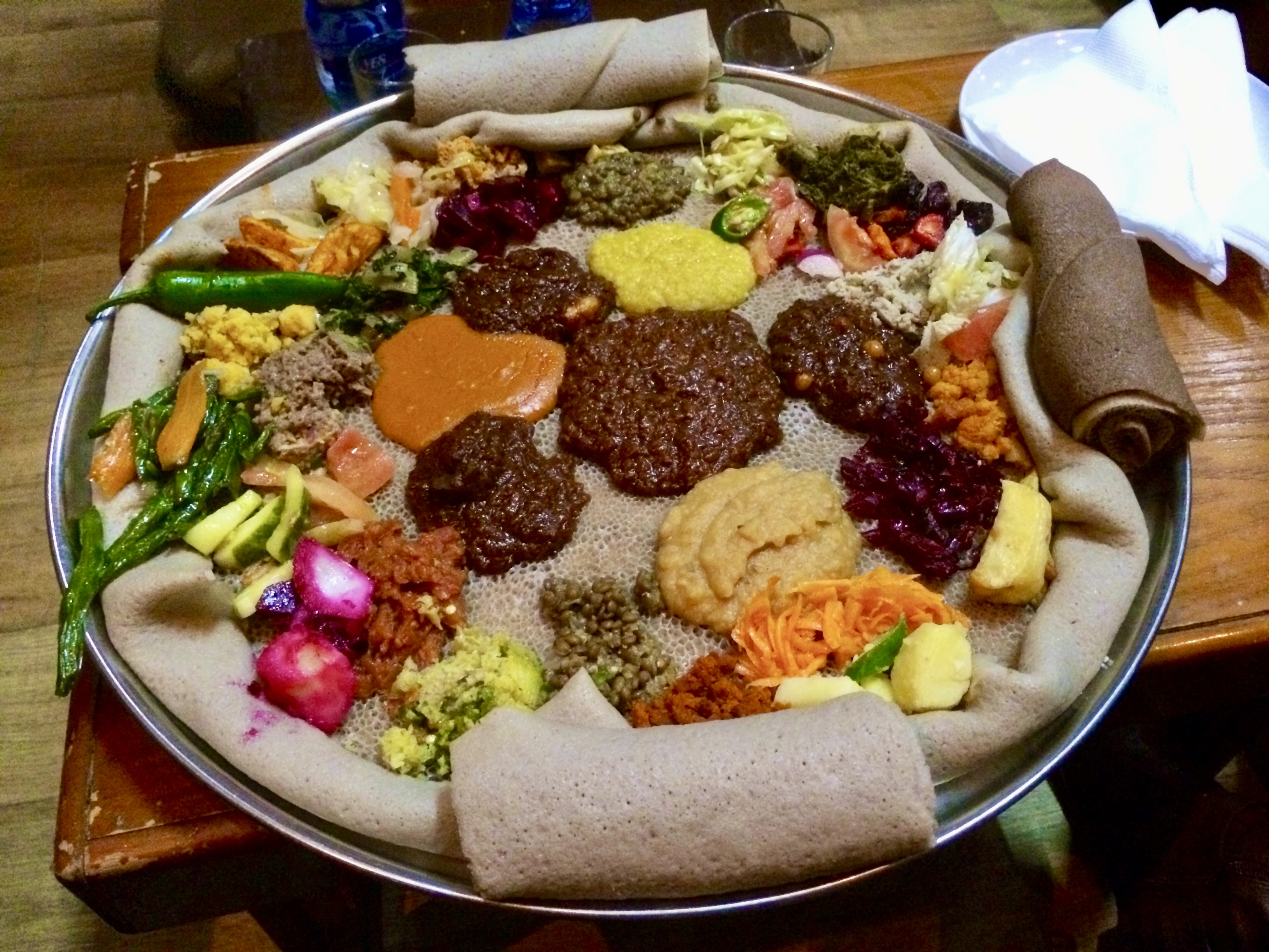 Delicious Injera Meal: A Culinary Delight