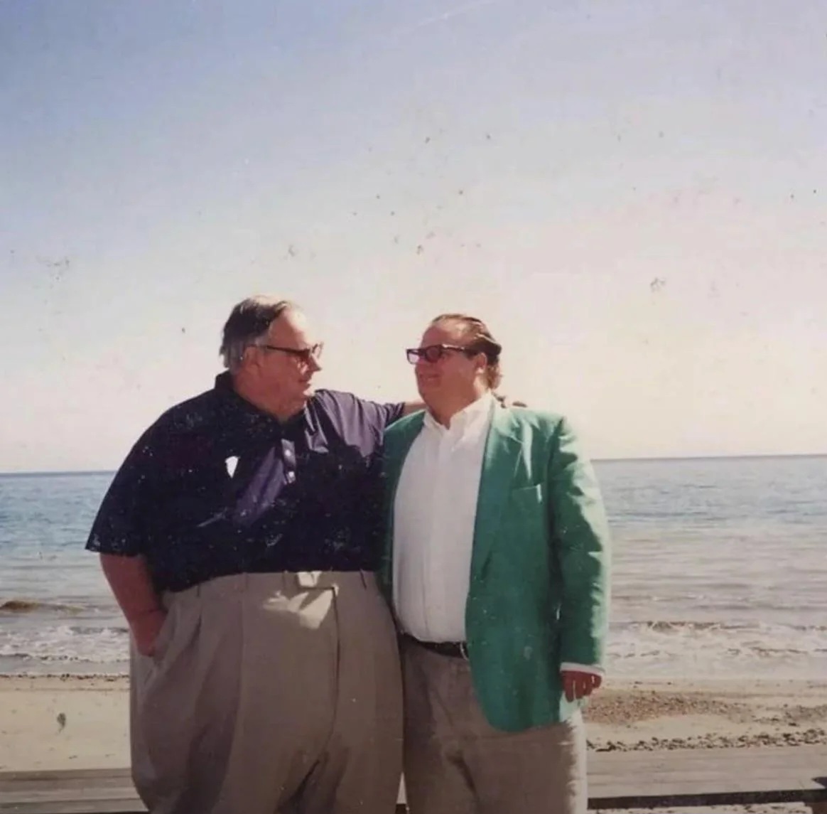 A Heartwarming Moment: Chris Farley with His Dad
