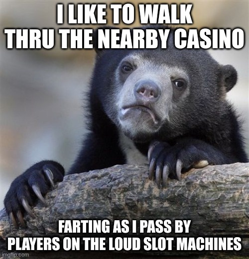 Confession Bear Has Something to Share