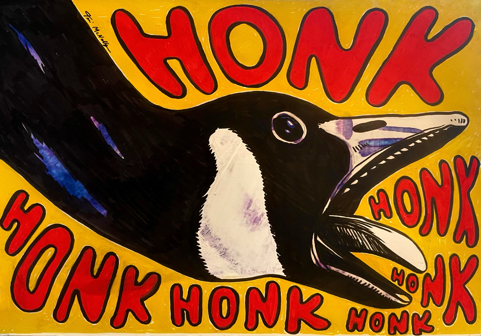 The sound of joy: HONK!