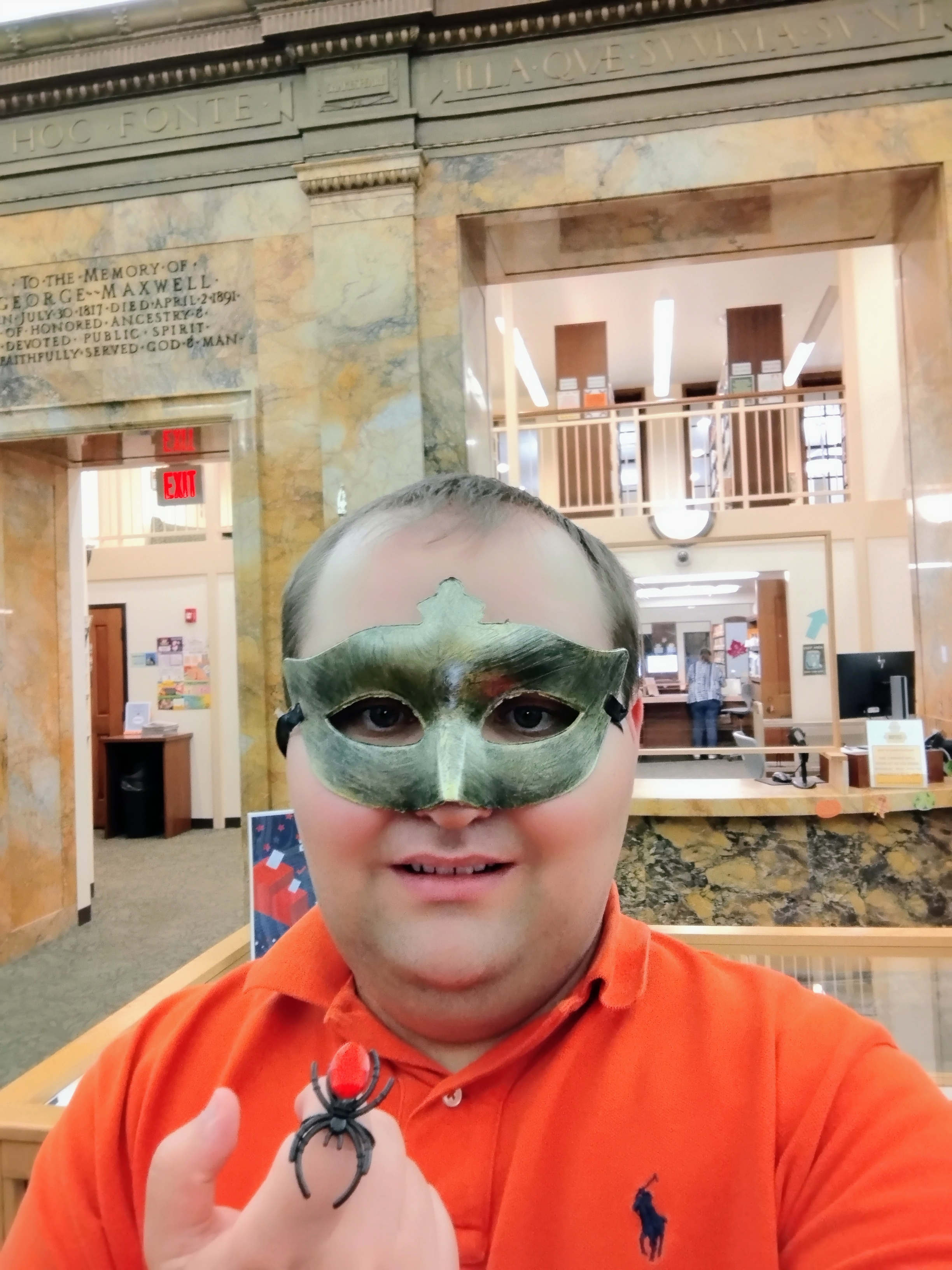 Sending Halloween Greetings from Our Cozy Library